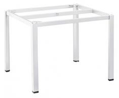 Kettler Advantage 0311919-5000 - Mesas de Comedor del Marco cúbico-Mesa de 95 x 95 cm, Color Blanco