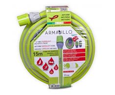 Idroeasy Armadillo Super-liviana 15 metros, la Manguera super liviana de Jardín antinudo y antitorsión Made in Italy