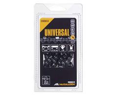 Universal GM577615133 CHO033 Cadena de sierra para motosierra, 33cm .325 56p, optimo afilado, mantenimiento sencillo, accesorios McCulloch, Standard
