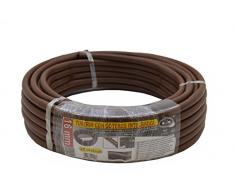 S&M 544293 Manguera de riego Flexible con goteros Integrados 16 mm 0,33 m x 25 m, Color marrón, 40.00x40.00x10.00 cm