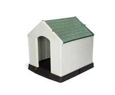Gardiun KZT1001 - Caseta de Perro Zeus Resina Beige/Verde 66x73x69 cm