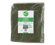 Toldo reforzado gramaje 120 grs, 6 x 10 m, color verde - Catral 560106