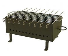 IMEX EL ZORRO 71400 - Barbacoa para pinchitos, anafre, 38 x 20 x 22 cm