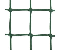Tenax Corolla 0,50 x 30 m Verde Red para Enredaderas, Malla de plástico para Apoyo Plantas y Flores