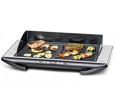 Rommelsbacher BBQ 2012/E Negro, Acero Inoxidable 2000 W - Raclette (2000 W, 230 V, 580 mm, 380 mm, 135 mm, 5,8 kg)