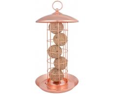 Fallen Fruits Copper Finish SUETBALL Dispenser Comedero para pájaros, Cobre