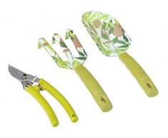 Vigar Set Herramientas Jardín Verde 8x3.5x22 cm