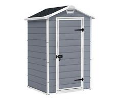 Keter 189669 Caseta de jardín, Gris, 4X3 PIES