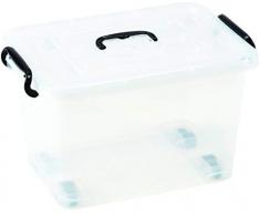 King Home K-Box - Caja de almacenamiento, transparente