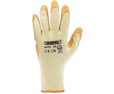 Draper 82751 - Guantes de Trabajo con Revestimiento de látex (10 Unidades), Color Naranja