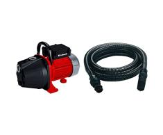 Einhell Bomba de agua de transvase eléctrica con cable - GT-E-WT-02 (230 V, 50 Hz, 600 W, capacidad de 3600 Litros hora + Manguera de aspiración, plástico, negro, 4 m