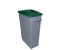 Famesa 23230-RJ Cubo de Basura, Tapa ROJA