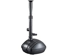 AquaForte FP-2000 con FT03, conjunto de bomba de fuente que incluye accesorios, campana de agua y cabezal de fuente multietapa, caudal 2 m3 por hora, altura de impulsión 2,5 m, 35 vatios