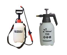 Spear & Jackson 5Lpaps Pulverizador A Presión con Bomba De 5 litros + Tukan 150, Pulverizador De Presión De 1,5 litros con Boquilla De Latón Ajustable Y Válvula De Presión