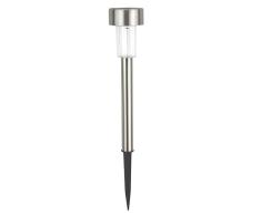 Levitantes Estaca led solar, estaca de acero inoxidable, farol para exterior, lámpara solar exterior, estaca para jardín, luz solar jardin
