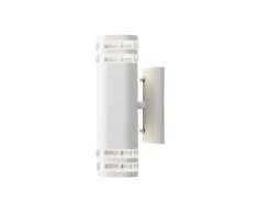 Konstsmide 7516-250 Modena - Aplique de Pared (luz Superior e Inferior, Incluye bombillos G10, 35 Watt), Color Blanco