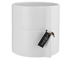VERDENIA Eliza 24914 - Maceta Decorativa para Plantas de cerámica, diseño Moderno y Atemporal, Muchos Colores, 17 cm, Color Blanco