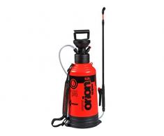 Kwazar 20010007 Pulverizador a presión Orion Super con correa de transporte de 9 l, para jardín, pesticidas, pesticidas, resistente a químicos, rojo, 24 x 24 x 75 cm