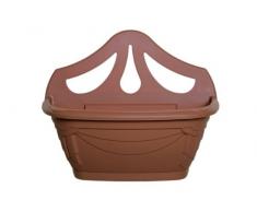 Whitefurze G02052 - Maceta de plástico, color terracota