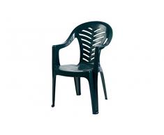 Quality Ferreteria Plus M82906 - Sillon Palma Verde apilable