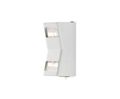 Konstsmide Potenza - Lámpara de Pared, Color Blanco Mate, Blanco