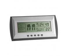 TFA Dostmann 35.1065 - Estación meteorológica digital, color plateado