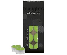 Flower - Naturfragance Tealights Perfumadas Aroma Melón, 10 unidades
