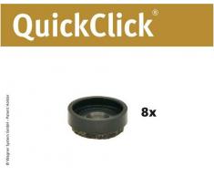 Wagner QuickClick® Suelo para sillas (Ultrasoft, Mecanismo QuickClick, 8 Unidades Ultra Soft Slim – Diámetro 17 Mm – 15816100