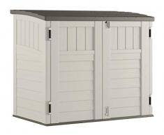 Suncast BMS2500 Cubre contenedores BMS 2500. 2 Cubos de Basura 135 x 82 x 116 cm, Gris