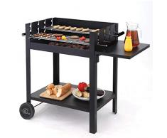 Tepro Chill&Grill Lambada - Barbacoa de carbón (sin Tornillos), Color Negro