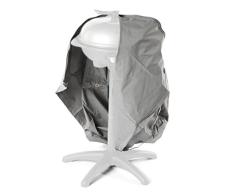 Ultranatura BBQ Sylt Funda protectora de tela para parrilla de jardín, funda robusta de poliéster impermeable, forma redonda, aprox. Ø 73 x 80 cm