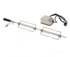 Dehner 4006300 de barbacoa pincho giratorio para parrilla de gas Lancaster 200/300, acero, plata, 86 x 15 x 10 cm