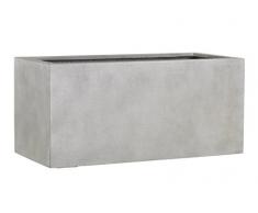 Emsa - Macetero rectangular para el jardín, Fibra de vidrio