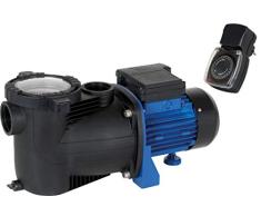 TIP Bomba de Filtro para Piscina SPP 600 FT con Temporizador (600 W, 13.000 l/h, Altura de extracción, presión máxima: 12 m, 1,2 Bar, Incluye prefiltro Integrado y Conexiones de Manguera)