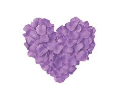 SHATCHI 1000 pétalos de Rosa de Seda para el día de la Madre, Boda, Confeti, Aniversario, decoración de Mesa, Bautizo, Flores
