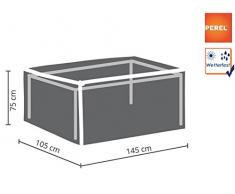 Perel Garden oct140 Funda para Mesa de jardín de Máx 140 cm, Antracita, 145 x 105 x 75 cm