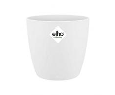 Elho Brussels Round Mini 9,5 - Macetero - White - Interior - Ø 10.2 x A 8.7 cm