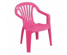 PRO GARDEN Progarden Silla Infantil ermono Bloque Sedia, Baby, Color Rosa
