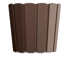 Maceta BOARDEE BASIC 12L., dimensiones (mm) 285x285x256, color Marrón