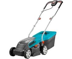 Gardena Powermax Li-40/32, Cortacésped a pilas para superficies de hasta 280 m², ancho de corte 32 cm, capacidad de 30 l, batería no incluida, 5033-55