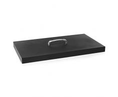 FireFriend BQ-6309 Tapa Adecuada para Barbacoa de Gas BQ-6395, Acero Inoxidable, Negro, 74 x 44 x 6.5 cm