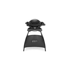 Weber Q1000 Barbacoa De Gas con Soporte | Barbacoa| Cuenco Y Tapa De Aluminio Fundido | Barbacoa De Gas Móvil e Independiente Premium Classic - Negro (50010374)