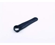 Ratio Parts Hierba Schneider 82 cm de plástico para Flymo Minimo (6 Unidades) Libre Cuchillo de Cortar, Color Negro