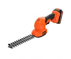 BLACK+DECKER BCSS18D1, Kit Tijera Cortacésped Arreglasetos con Una Batería 18 V 2 Ah Litio