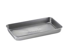 Rösle Fuente Universal Pro para Barbacoa con Borde Alto para Adobar, Servir O Como Bandeja de Goteo para Barbacoas de Gas y Carbón, Acero Inoxidable 18/10, Apta para El Lavavajillas
