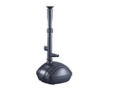 AquaForte FP-4000 con FT04, conjunto de bomba de fuente con accesorios, campana de agua y cabezal de fuente multietapa, caudal 4 m3/hora, altura de impulsión 2,9 metros, 75 vatios