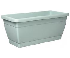 VECA Roxanne - Jardinera con bandeja incluida, 40x20x16h cm, color azul
