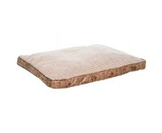 PawHut Cama para Perro Gato Lavable Colchón Cojín Mascota Perro Tela Poliéster y Algodón PP Cómoda Casa 78x60x13cm