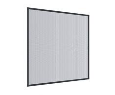 Windhager Tensor Plus, mosquitera Marco de Aluminio para Ventanas 100 cm x 120 cm, Antracita, 03899