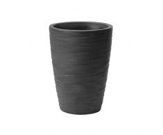 Nicoli Jarrón Redondo TYLUS Elegance Ø30 H40 Gris Antracita